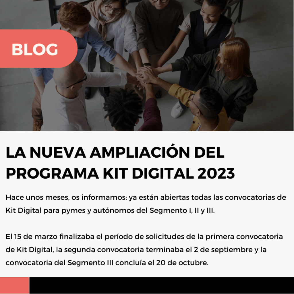 Ampliación del programa Kit Digital